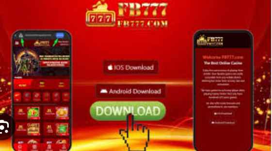 fb777 pro online casino a screenshot of a red and black cell phone